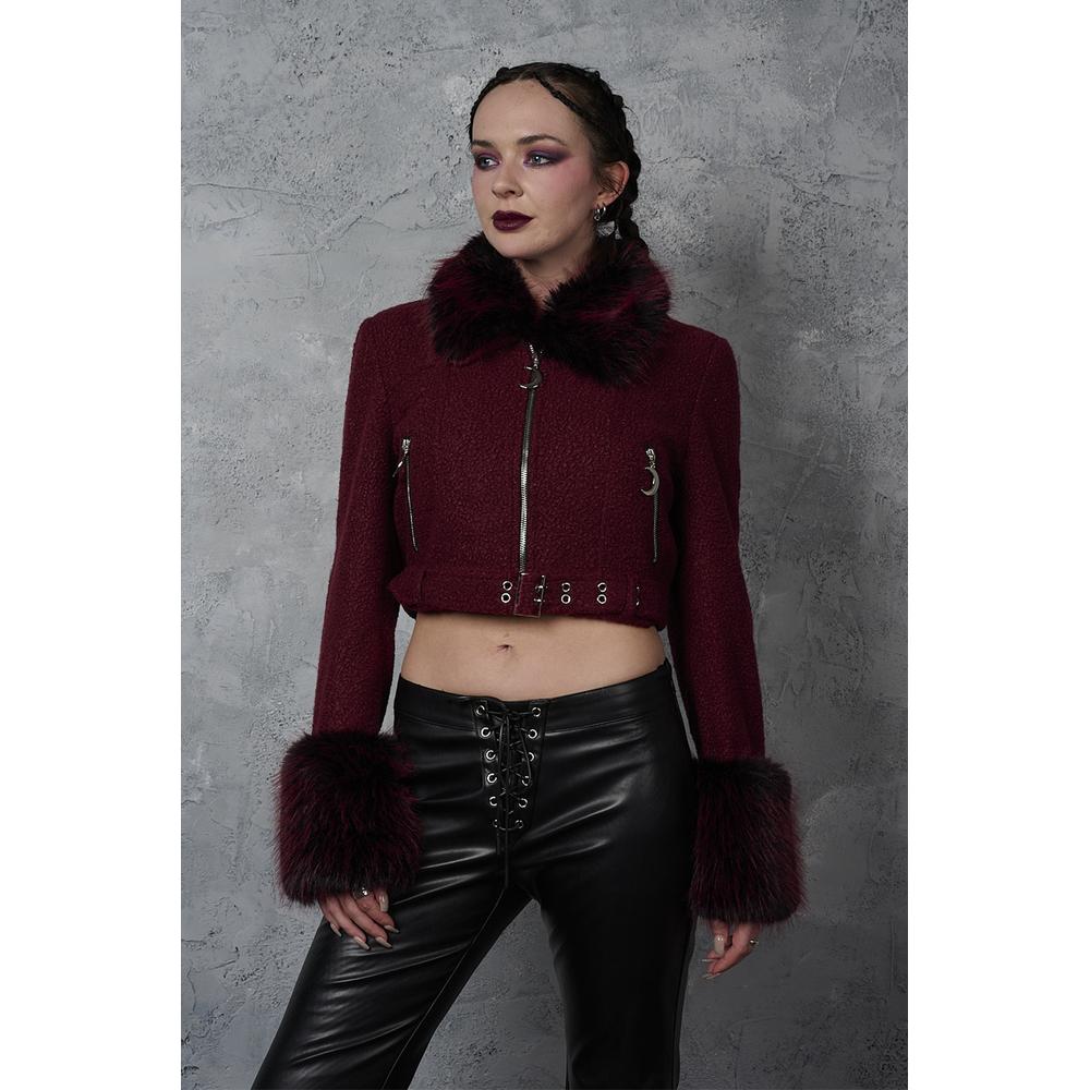 Banned - Cold Spell Jacke - Bordeauxrot/Schwarz